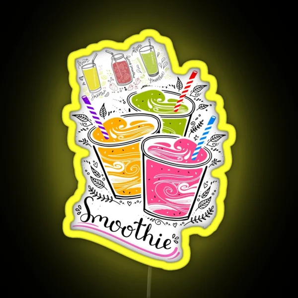 Smoothies RGB Neon Sign