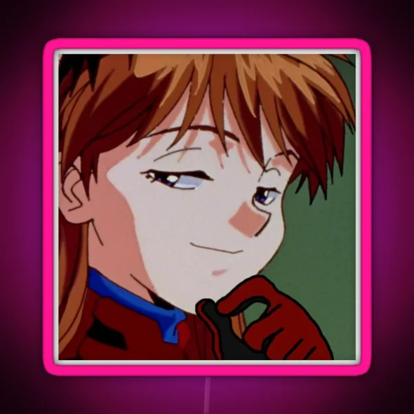 Smug Asuka RGB Neon Sign