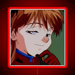 Smug Asuka RGB Neon Sign