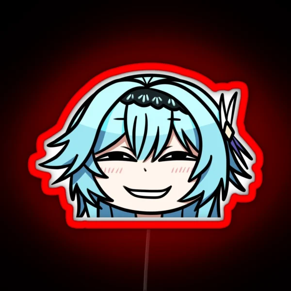 Smug Eula Genshin Impact RGB Neon Sign