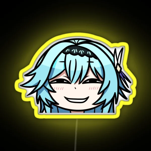 Smug Eula Genshin Impact RGB Neon Sign
