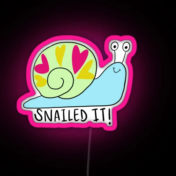 Snailed It RGB Neon Sign