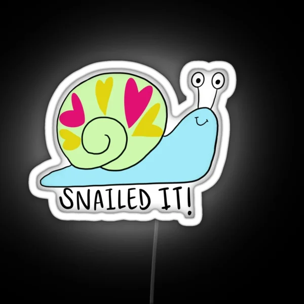 Snailed It RGB Neon Sign