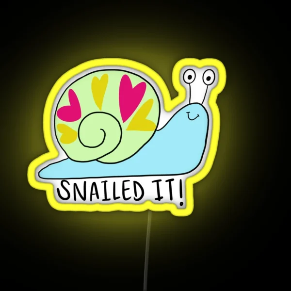 Snailed It RGB Neon Sign