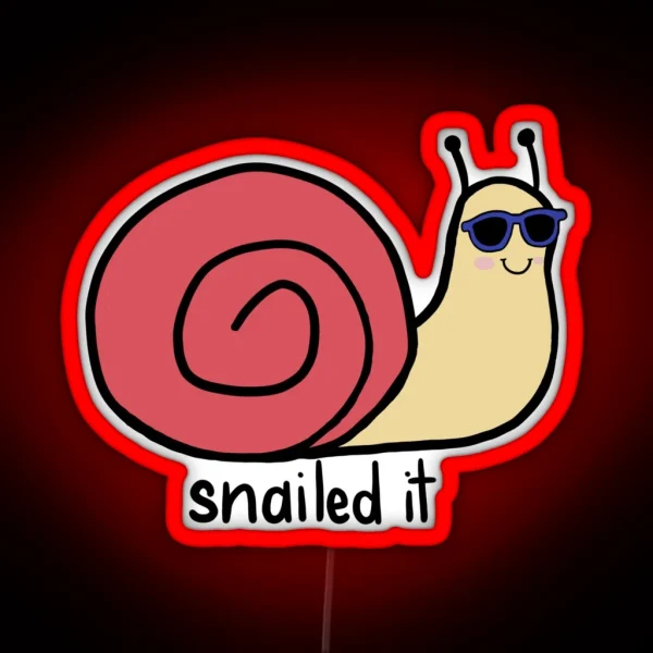 Snailed It RGB Neon Sign