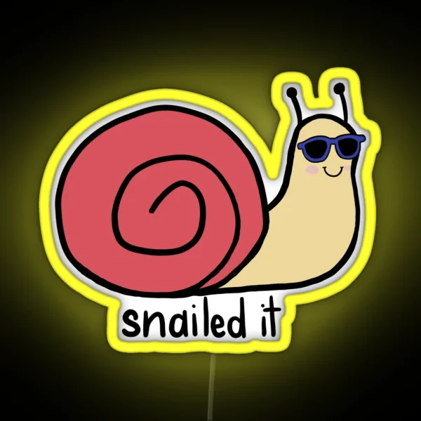 Snailed It RGB Neon Sign
