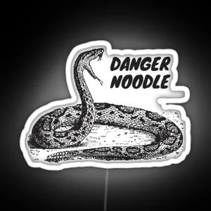 Snake Lover Danger Noodle RGB Neon Sign