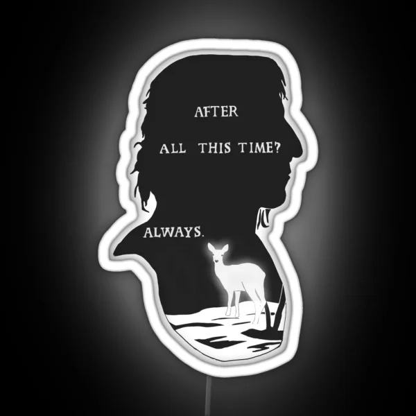 Snape Always Doe Patronus RGB Neon Sign
