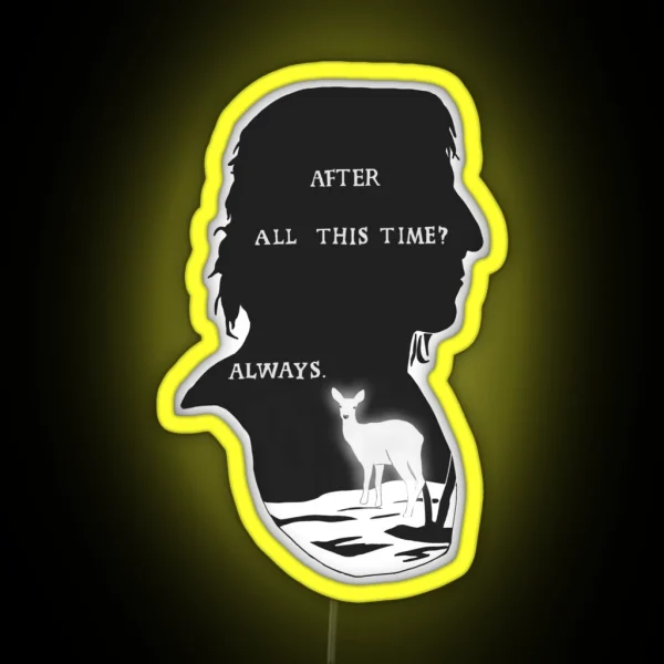 Snape Always Doe Patronus RGB Neon Sign