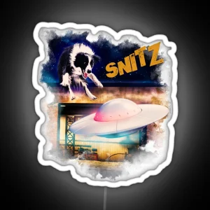 Snitz Dog Bob S Saucer Repair Bob And Nikki RGB Neon Sign