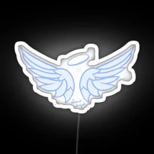 Snow Angel Renee Rapp RGB Neon Sign