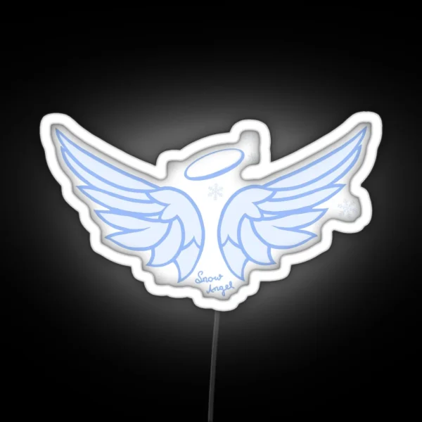 Snow Angel Renee Rapp RGB Neon Sign