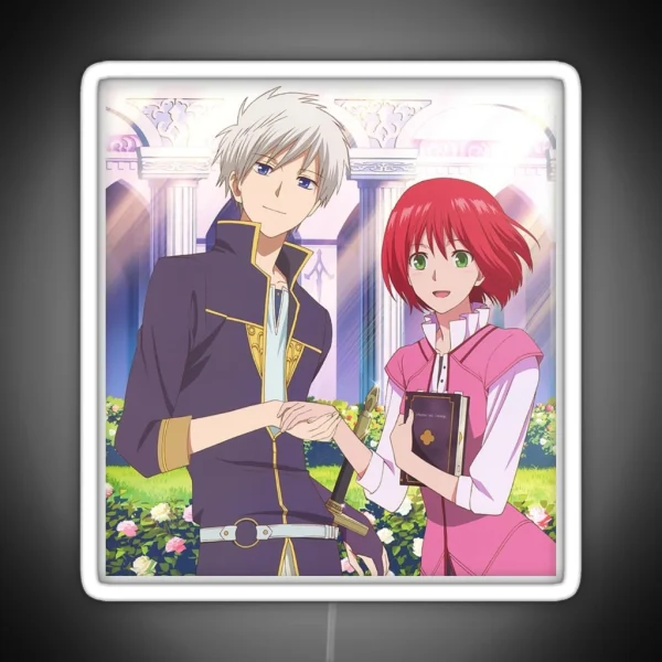 Snow White With The Red Hair Shirayuki And Zen RGB Neon Sign