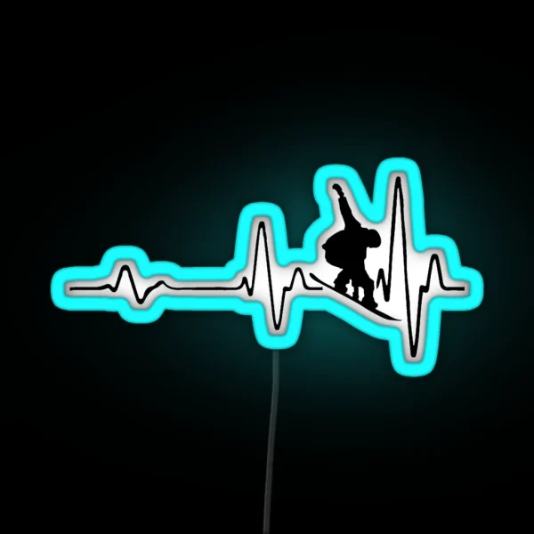Snowboard Life RGB Neon Sign