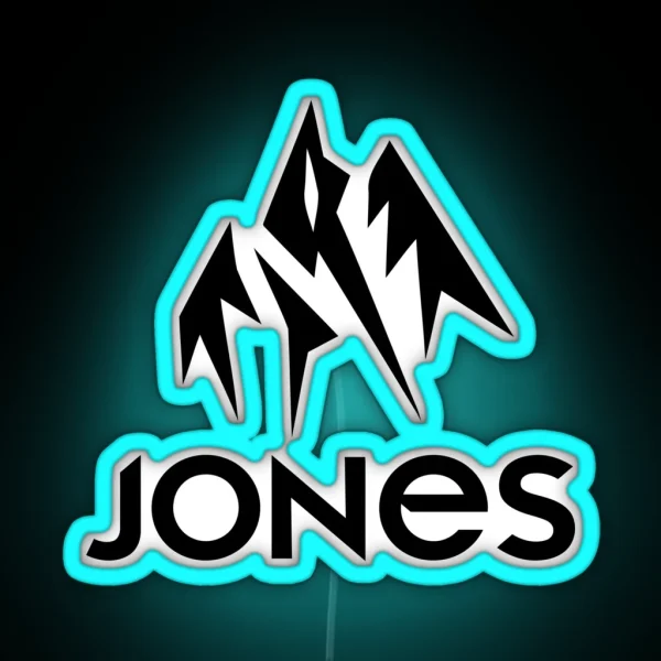 Snowboarding Pioneer Jones RGB Neon Sign