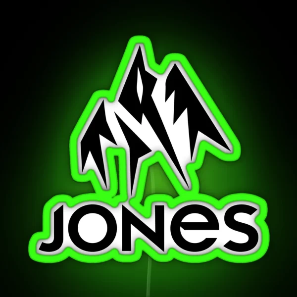 Snowboarding Pioneer Jones RGB Neon Sign