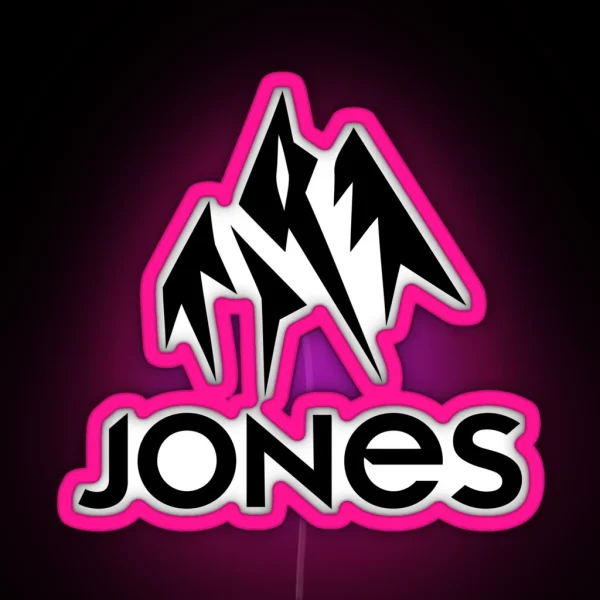 Snowboarding Pioneer Jones RGB Neon Sign