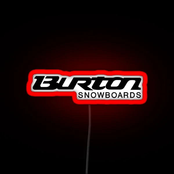 Snowboards Mountain RGB Neon Sign