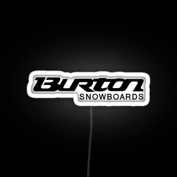 Snowboards Mountain RGB Neon Sign