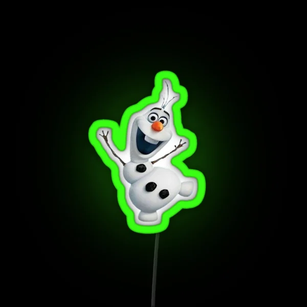 Snowman Led Olaf RGB Neon Sign