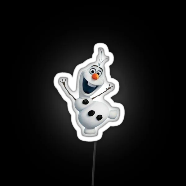 Snowman Led Olaf RGB Neon Sign