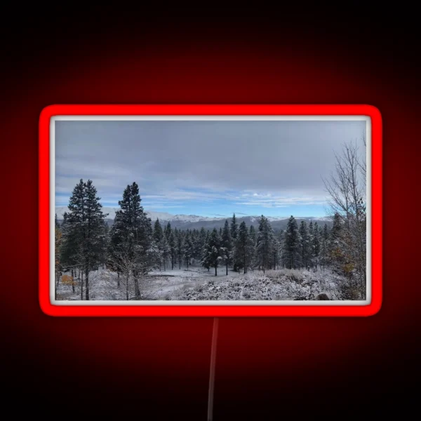 Snowy Collegiate Peaks RGB Neon Sign