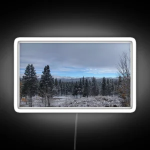 Snowy Collegiate Peaks RGB Neon Sign