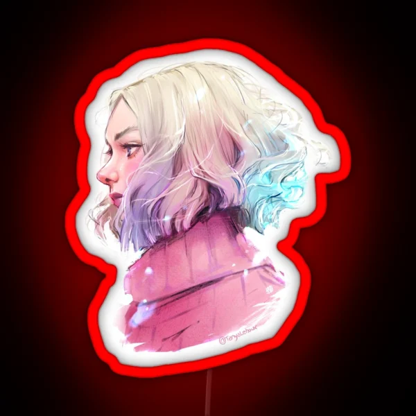 Snowy Day Enid RGB Neon Sign
