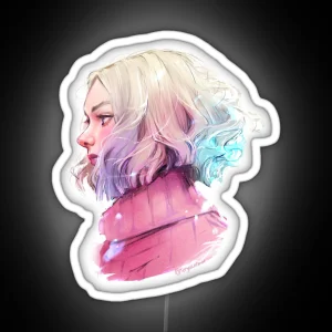 Snowy Day Enid RGB Neon Sign