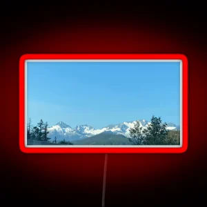 Snowy Peaks RGB Neon Sign