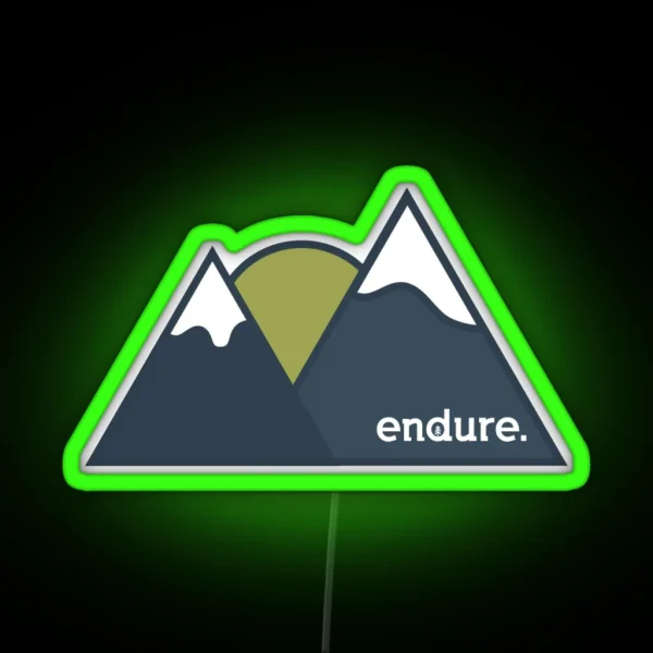 Snowy Peaks RGB Neon Sign