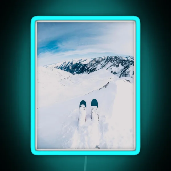 Snowy Peaks RGB Neon Sign