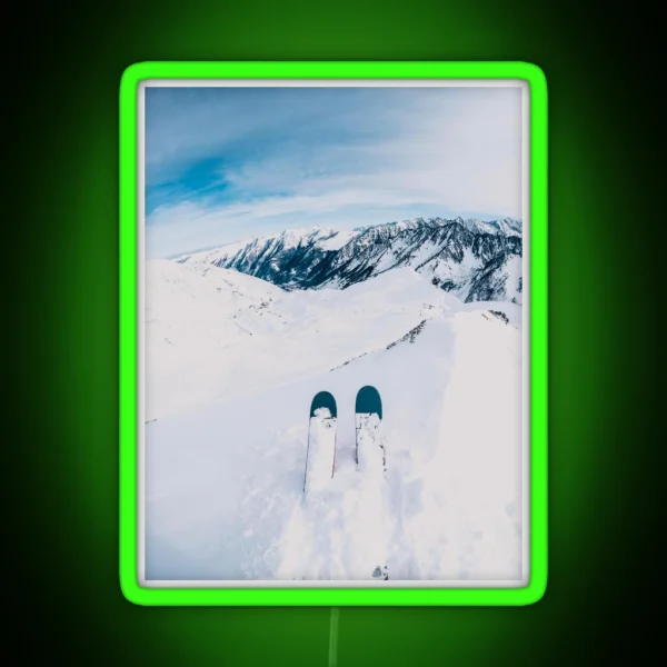 Snowy Peaks RGB Neon Sign