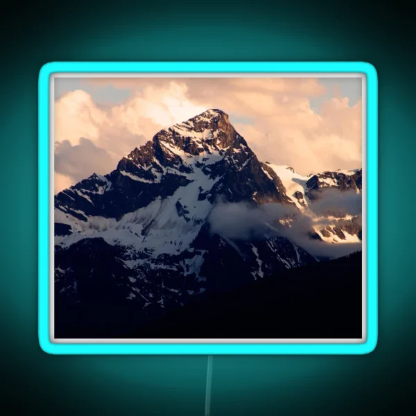 Snowy Peaks RGB Neon Sign