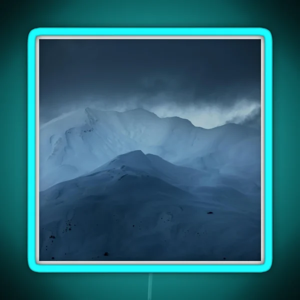 Snowy Peaks RGB Neon Sign