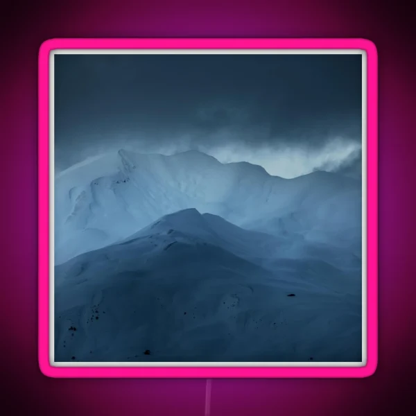 Snowy Peaks RGB Neon Sign