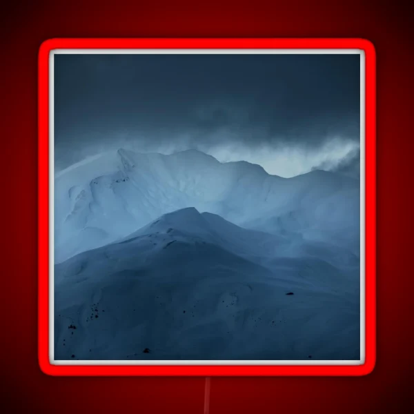 Snowy Peaks RGB Neon Sign