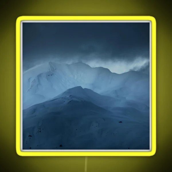 Snowy Peaks RGB Neon Sign