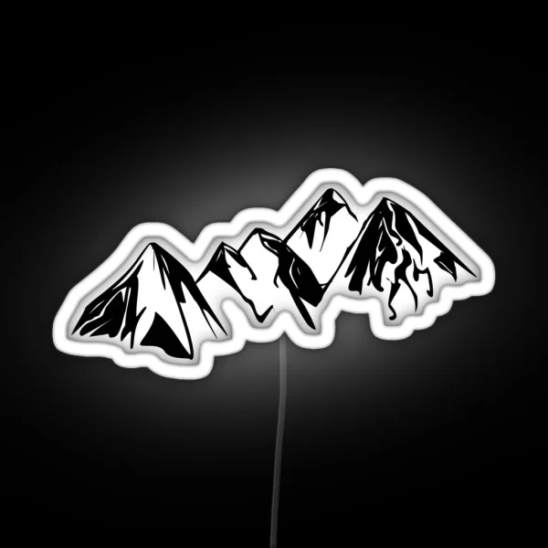 Snowy Peaks RGB Neon Sign