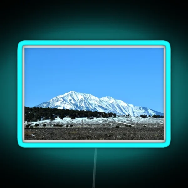 Snowy Peaks RGB Neon Sign