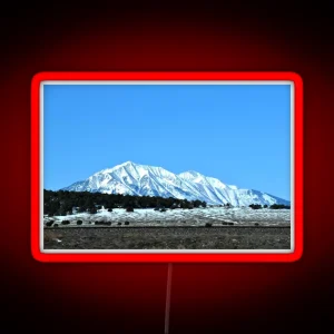 Snowy Peaks RGB Neon Sign