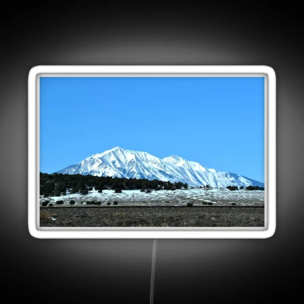 Snowy Peaks RGB Neon Sign