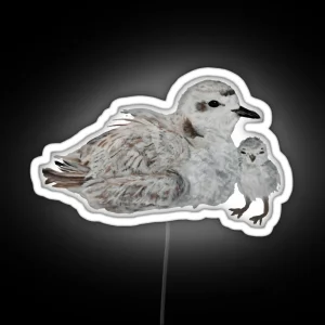 Snowy Plover RGB Neon Sign