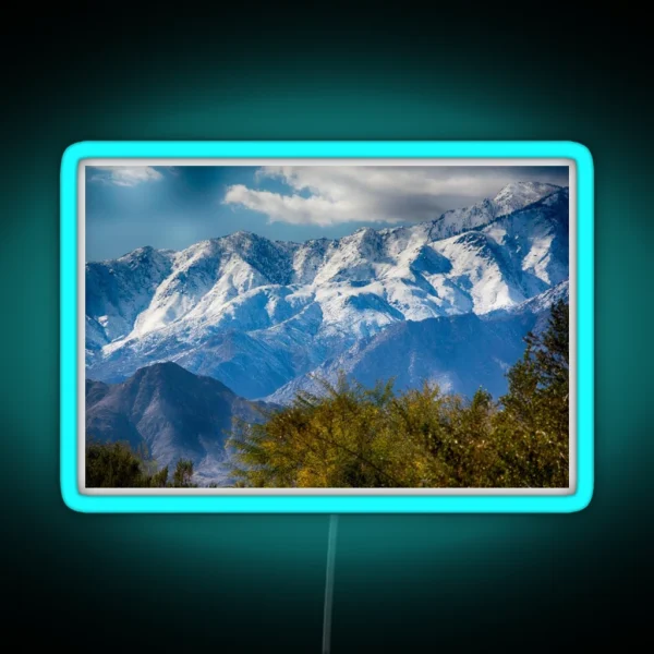Snowy Sierras RGB Neon Sign