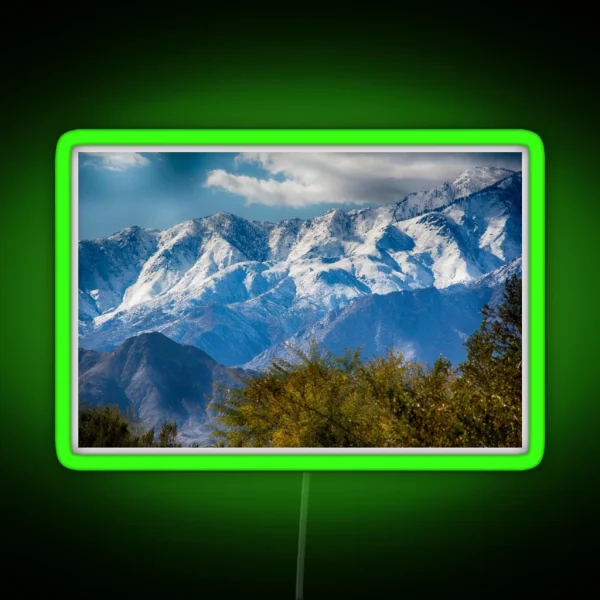 Snowy Sierras RGB Neon Sign