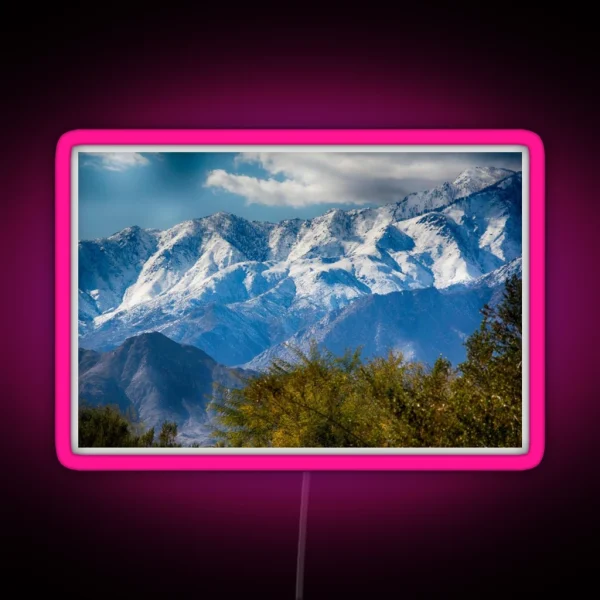 Snowy Sierras RGB Neon Sign