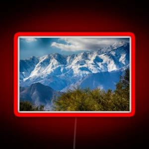 Snowy Sierras RGB Neon Sign