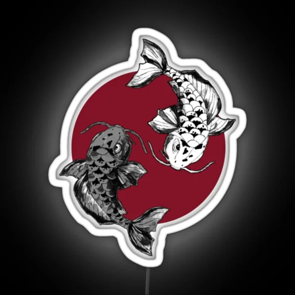 SNS Koi Fish RGB Neon Sign