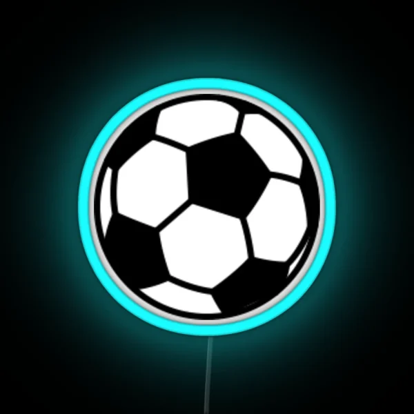 SOCCER BALL RGB Neon Sign