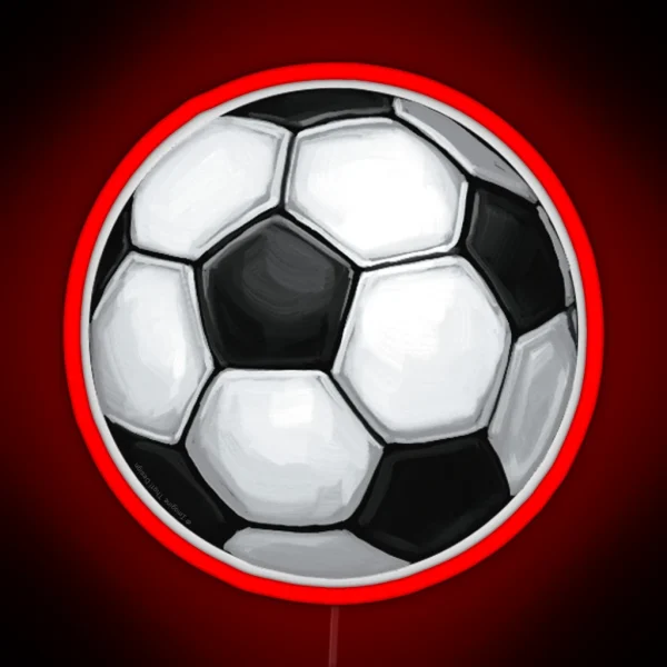 Soccer Ball RGB Neon Sign